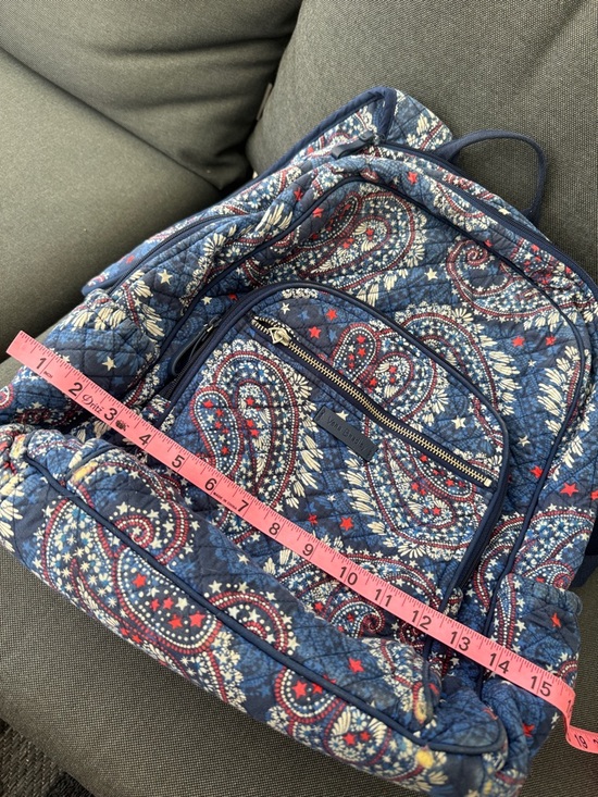 Vera Bradley Campus Backpack Fireworks Paisley One Size Travel American Summer main image 6